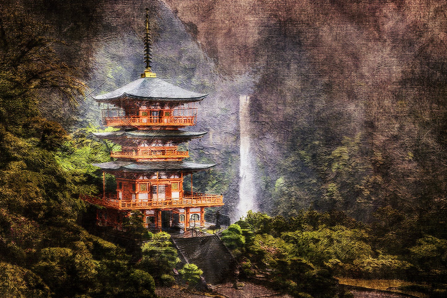 逼真油画效果一键生成PS动作 Real Oil Painting CS3+ Photoshop Action插图(2)