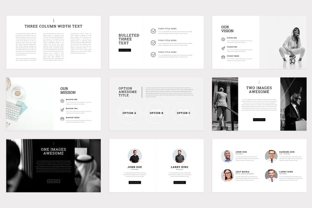 创意项目初创企业路演Keynote幻灯片模板 Slab – Keynote Template插图(3)