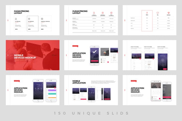 现代简约实用设计风格企业简介介绍PPT模板下载 Balance – Powerpoint Template插图(12)