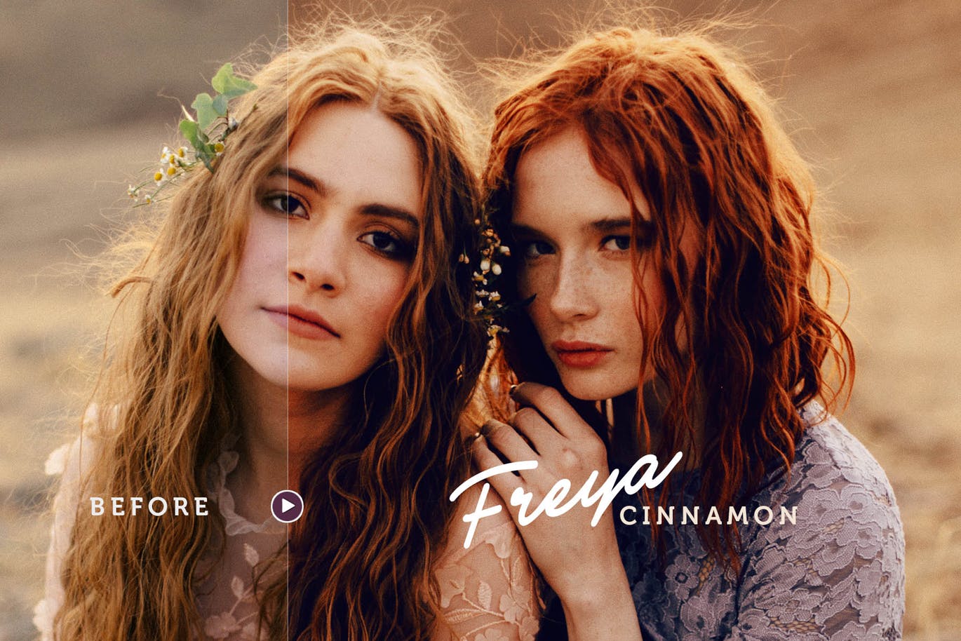 无损色调&柔和哑光效果肖像照片修图PS美颜动作 Freya Portrait Action for Photoshop插图(5)