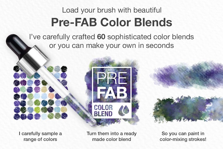 浪漫英式花园色彩颜色PS笔刷 Romantic English Garden PS Brushes插图(3)