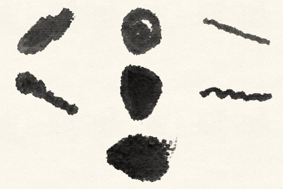 水彩画笔纹理PS笔刷包v3 Watercolor Strokes Brush Pack 3插图(3)