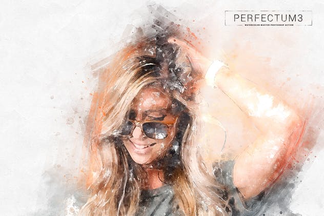 水彩插画大师PS动作 Perfectum 3 – Watercolor Master Photoshop Action插图(8)