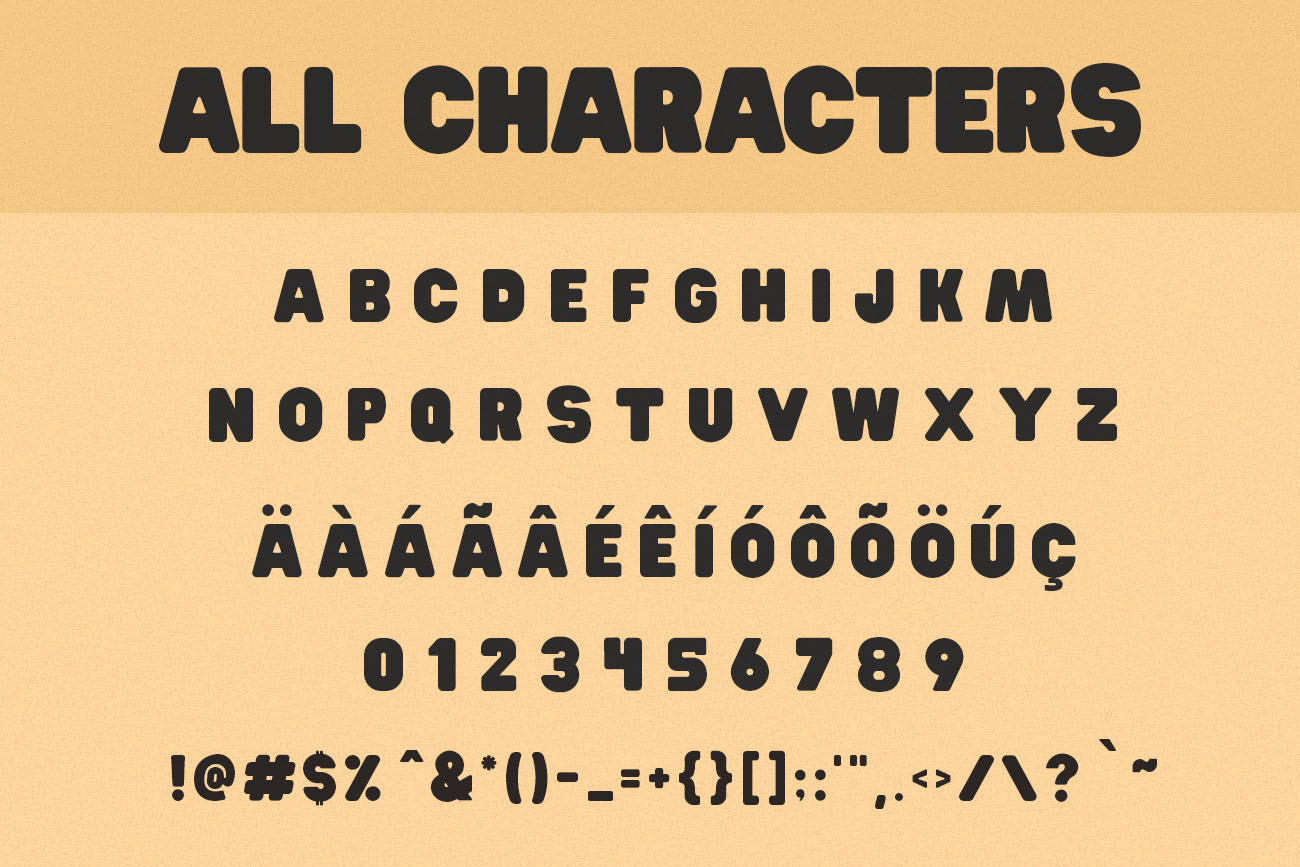 可爱风格英文无衬线字体素材库精选 Hit and Run Fun Sans Serif Font插图(4)