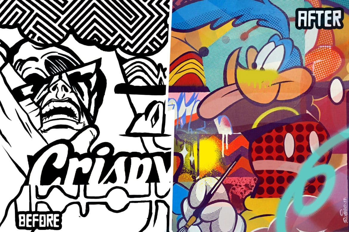 POP波普艺术Procreate笔刷套装 POP ART BRUSHES KIT插图(4)