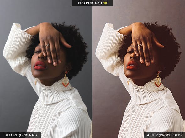 12款专业人像摄影美颜滤镜LR预设合集 12 Pro Portrait + VSCO Lightroom Presets插图(10)