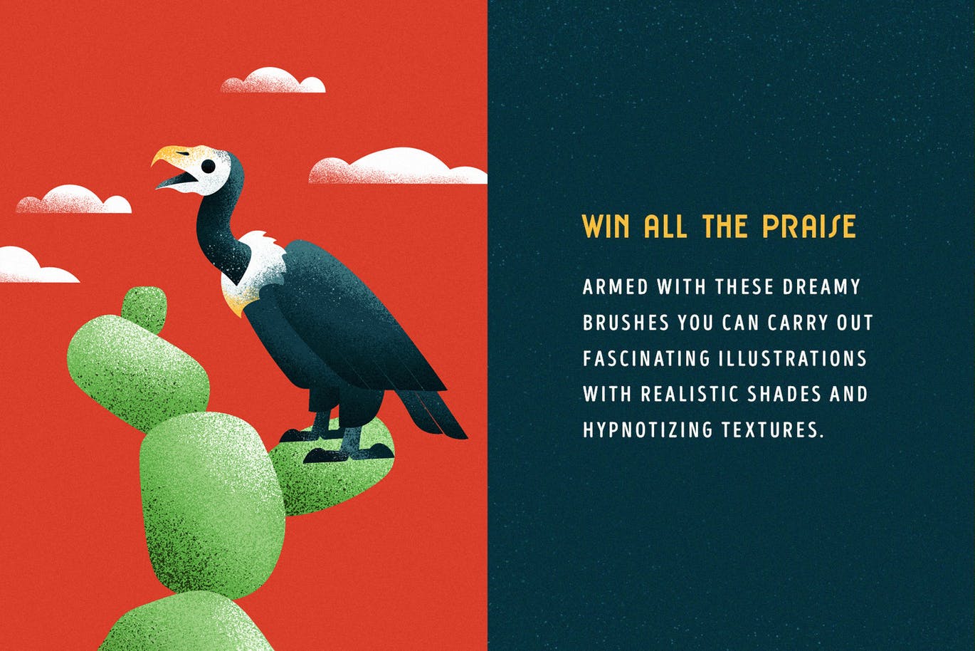 平板电脑手绘创造散点阴影效果处理Procreate笔刷下载 Shader Brushes for Procreate插图(8)