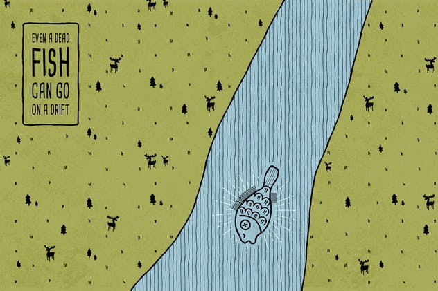 47款手绘画笔&图案AI笔刷合集 The Fairy Vector Brushes插图(1)