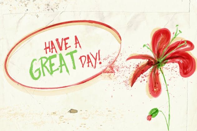 94种水彩艺术图案AI笔刷 Watercolor Vector Art Brushes插图(11)