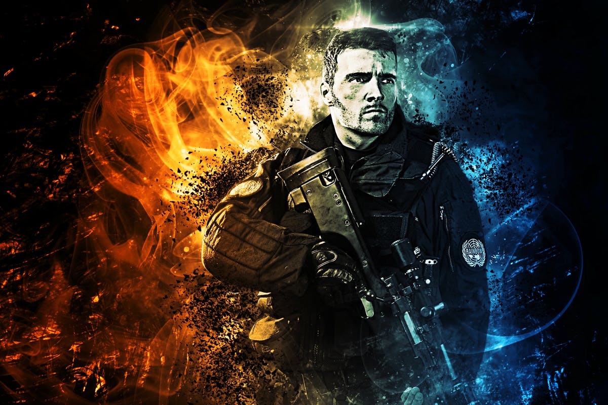 炫彩烟雾/灯光/云朵/色彩悬疑主题海报效果PS动作 Epic 2 Photoshop Action插图