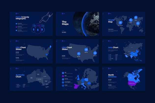 比特币加密货币投资金融PPT幻灯片演示模板 CRYPTO Powerpoint Template插图(12)