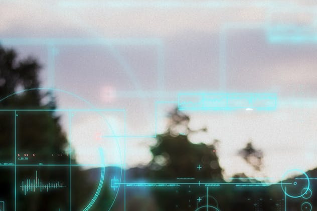 科幻高科技HUD主题效果PS动作v1 Technology Photoshop Action插图(3)