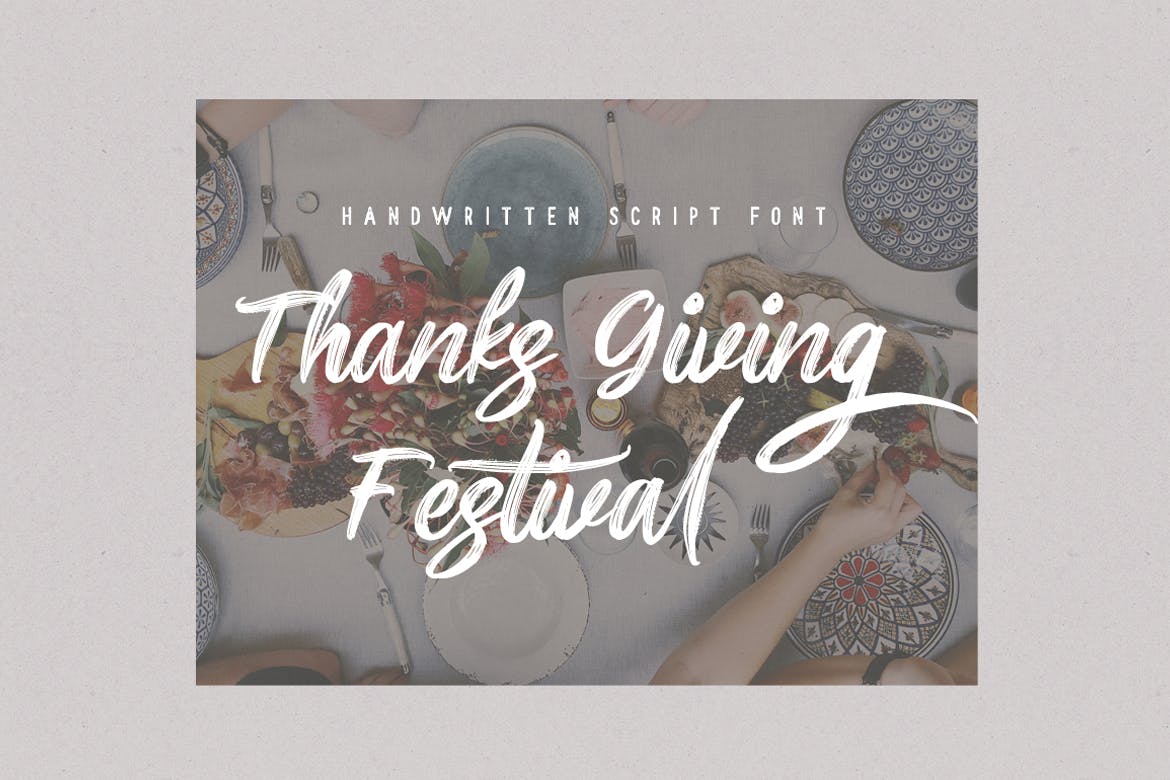 硬笔刷书写风格英文手写艺术字体 Butterscotch – Handwritten Font插图(1)