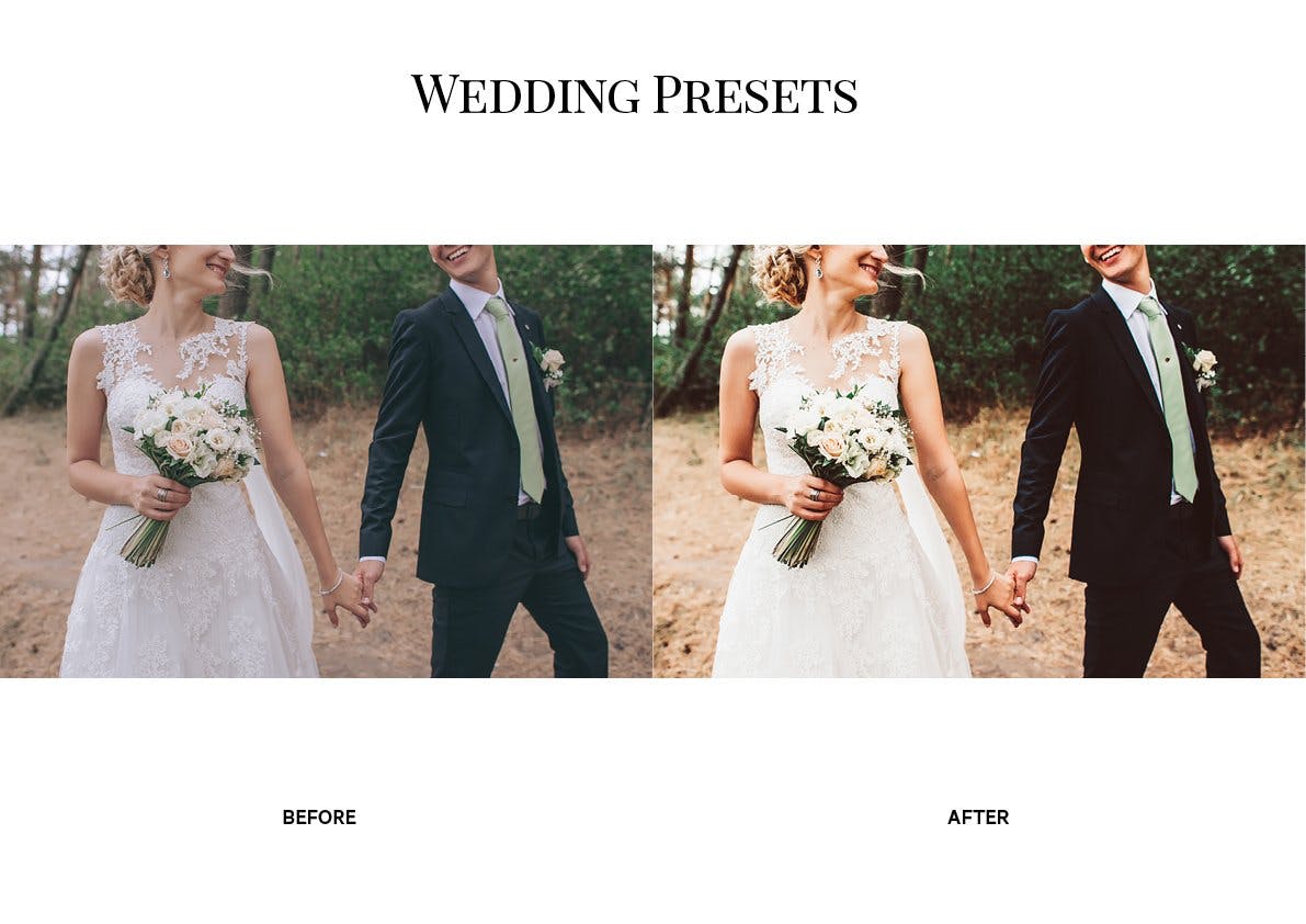 乡村婚纱婚礼照片调色Lightroom预设 The Rustic Wedding Lightroom Preset Collection插图(11)