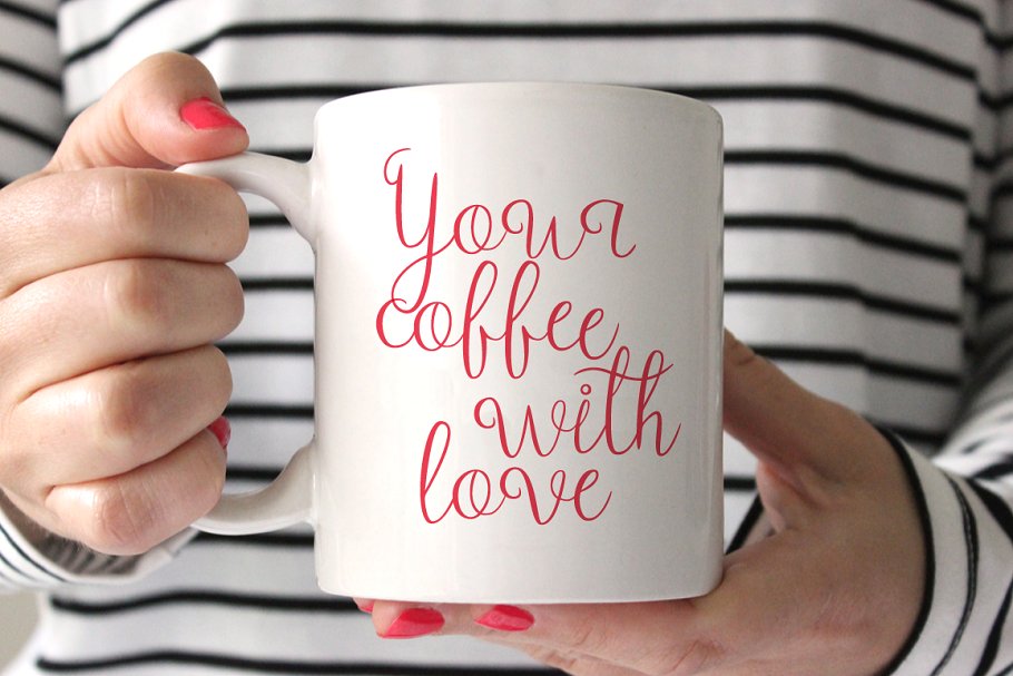 手写英文书法字体 Beathrice Script Font插图(4)