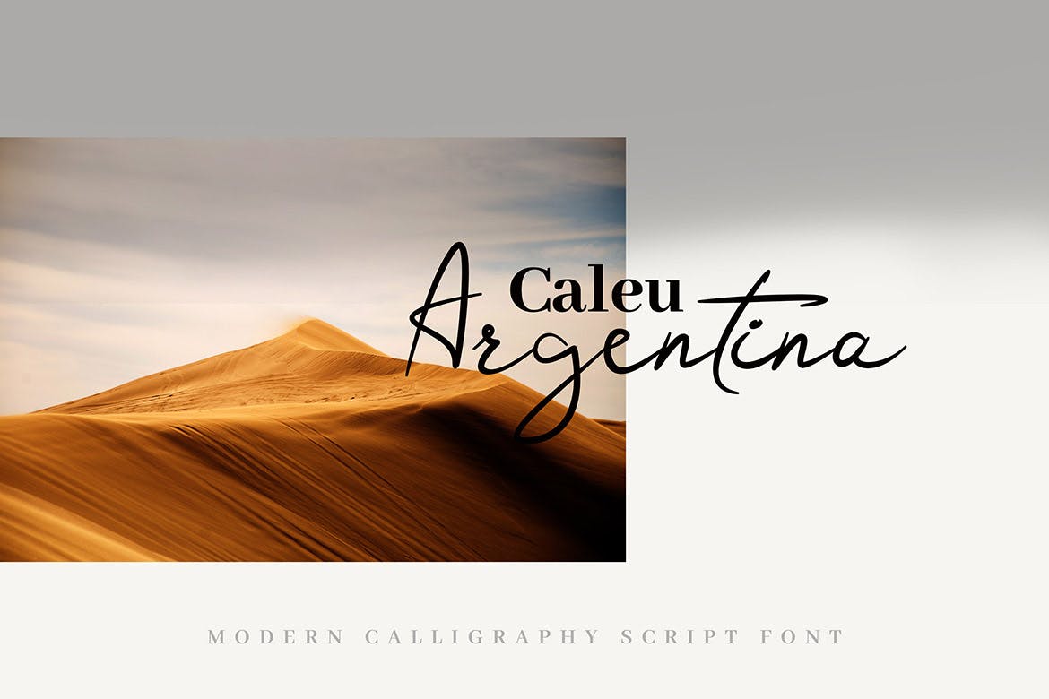 现代优雅英文书法艺术字体 Ravenstar – Modern Script Font插图(2)