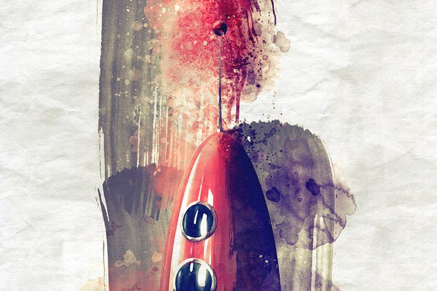 艺术水彩手绘效果一键生成PS动作 Artistic Watercolor Photoshop Action插图(11)