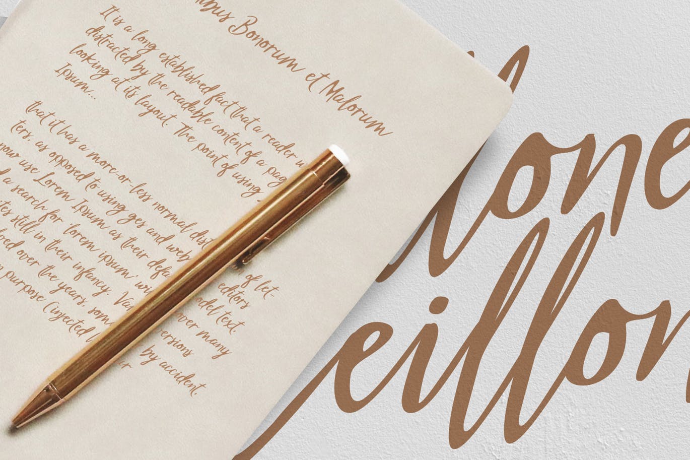 英文画笔书法字体素材库精选 Kallona – Natural Brush Script font插图(2)