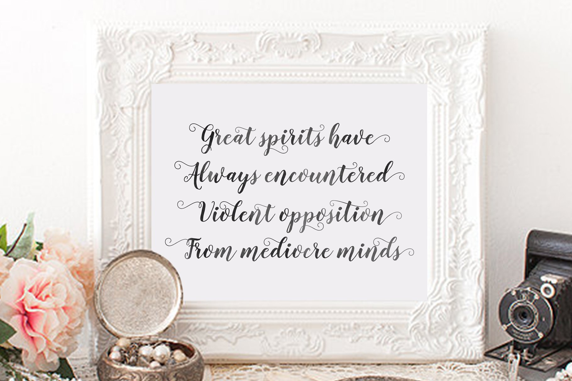 飘逸艺术英文字体 Delighted Script插图(1)