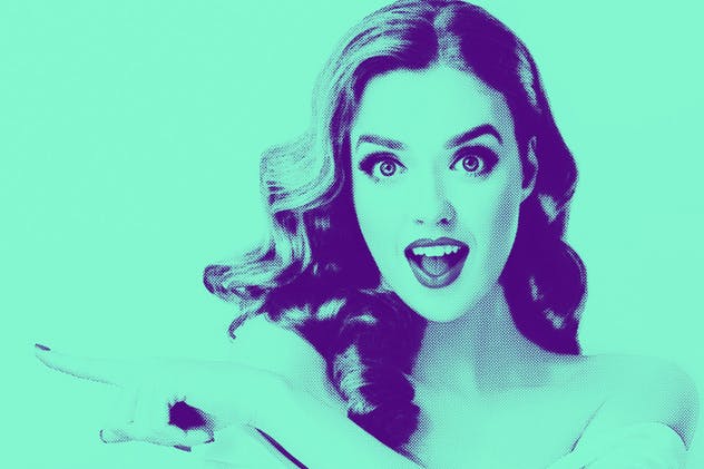 20款流行艺术效果照片后期处理调色滤镜PS动作v1 Pop Art Photoshop Actions插图(5)