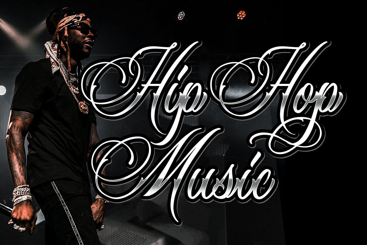 纹身艺术风格英文书法字体下载 Black Angela – Tattoo Font插图(3)