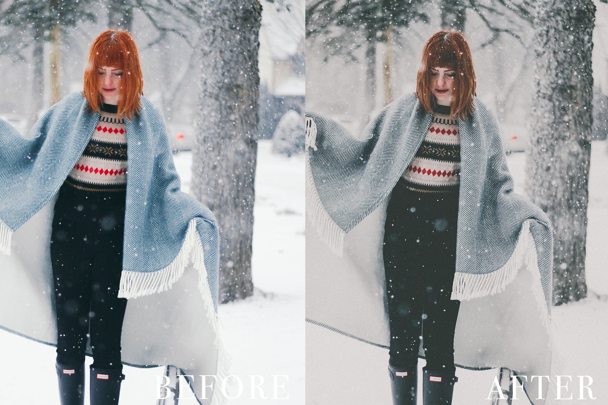 冬季时尚冷光效果Lightroom预设插图(5)