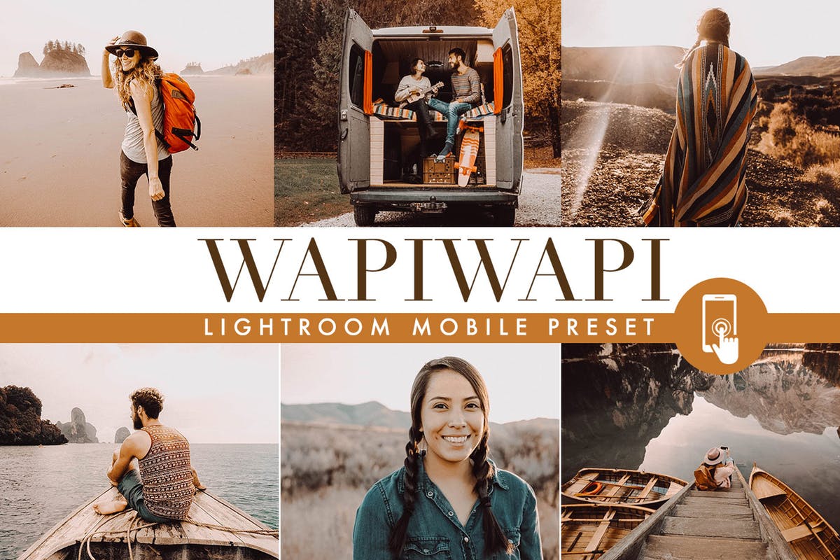 暖色调肖像人像照片调色LR预设 Rich & Moody Lightroom Mobile Preset插图