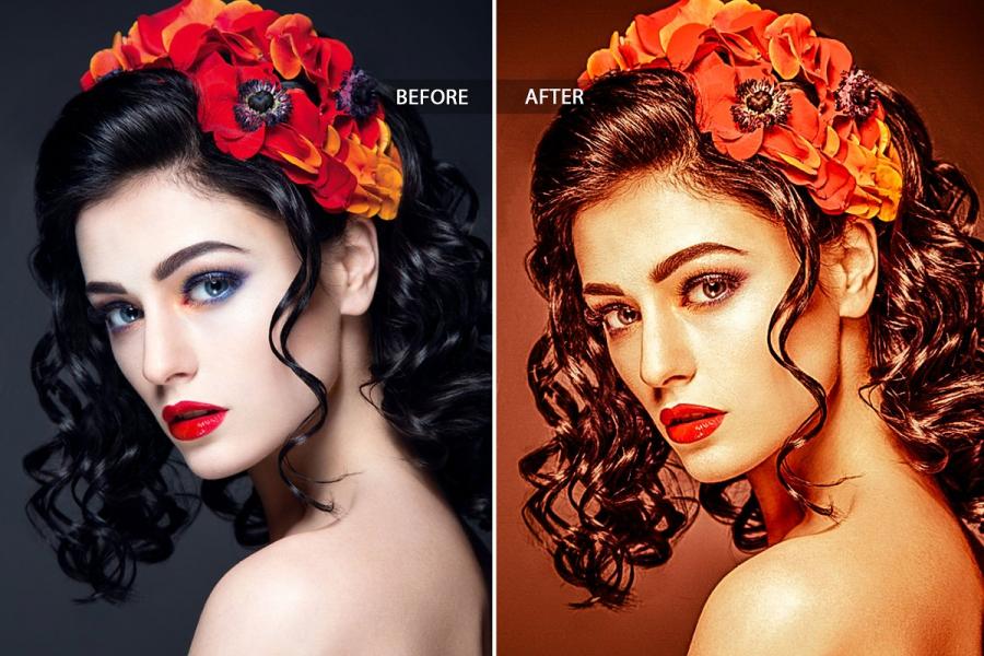 双色调Lightroom人物滤镜预设套装插图(1)