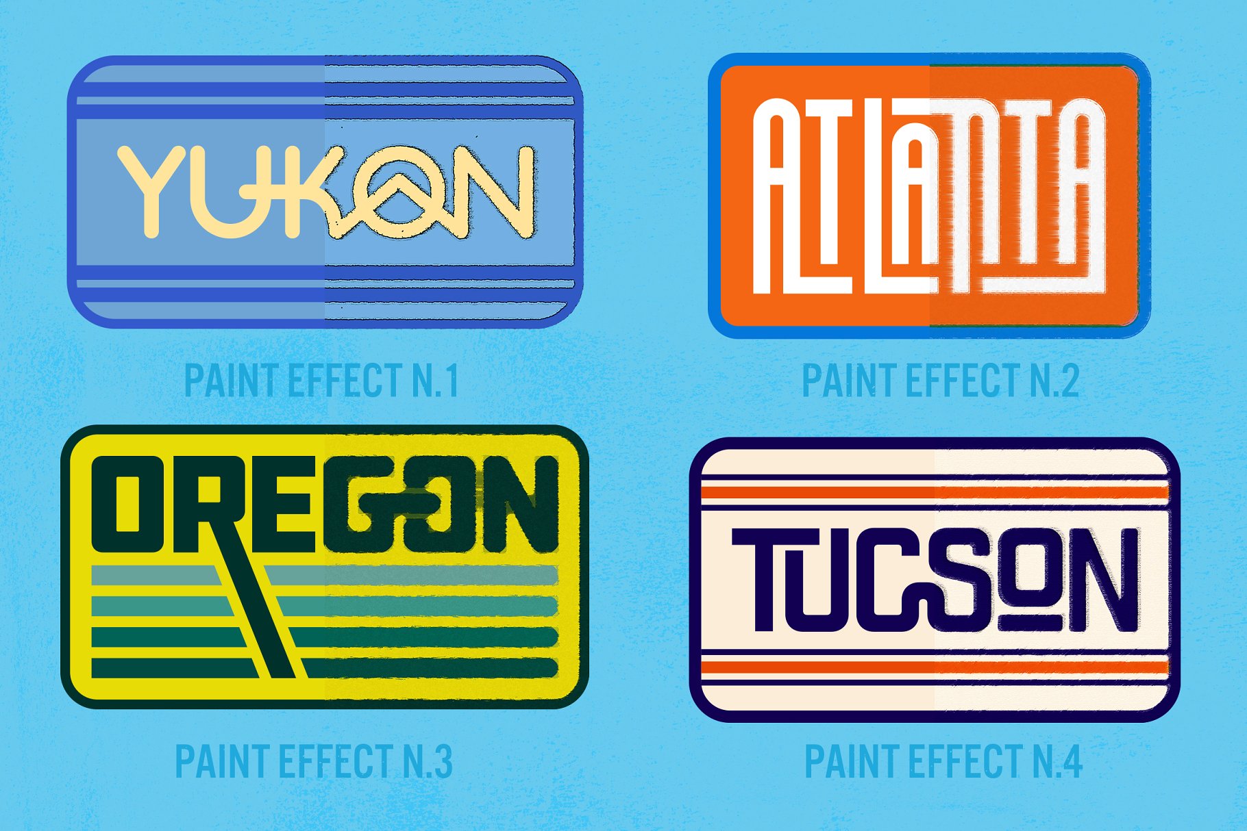 复古做旧添加肌理效果PS图层样式 Paint it old!插图(4)