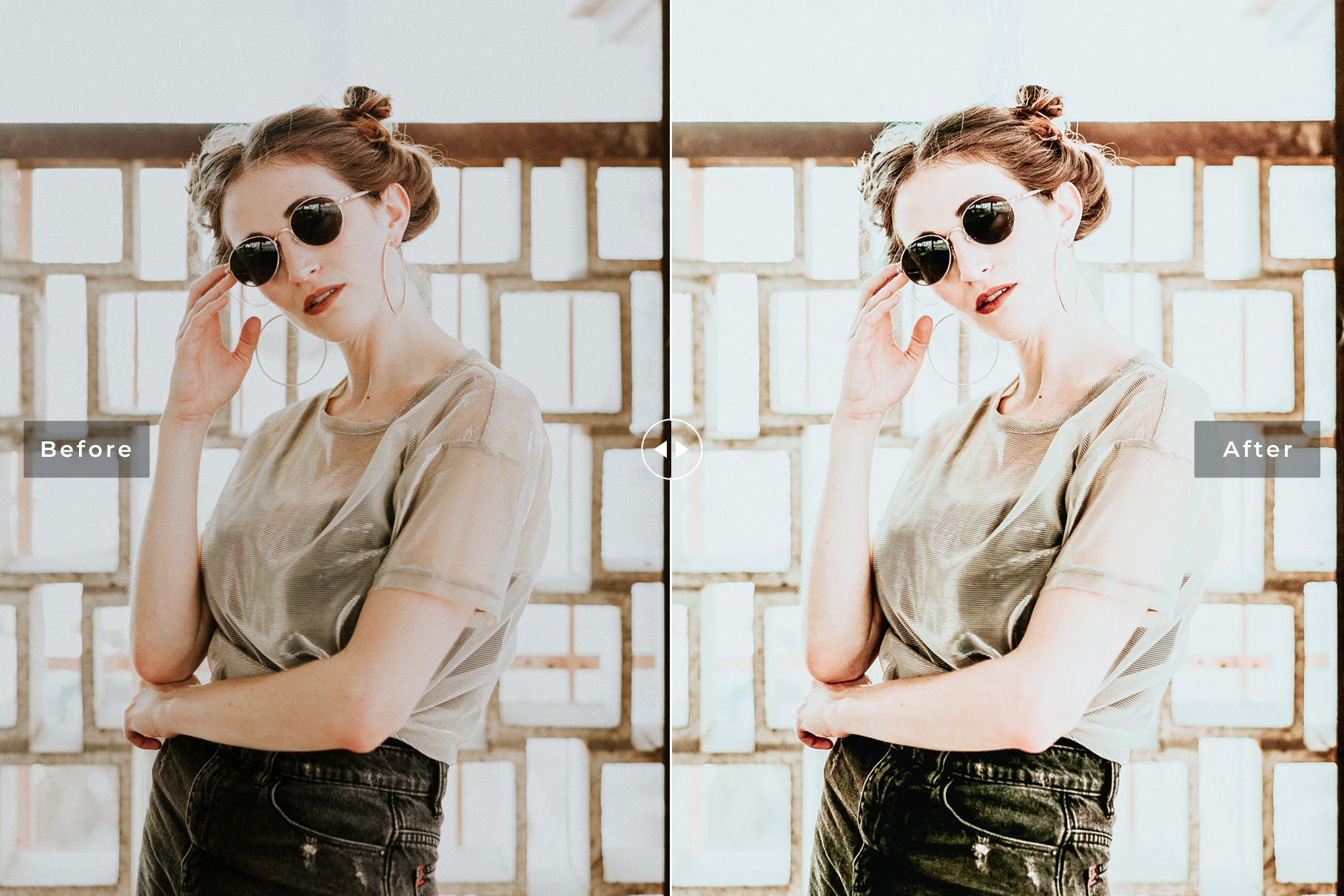 高对比度褪色效果处理LR照片调色滤镜预设下载 White Glow Mobile & Desktop Lightroom Presets插图(3)