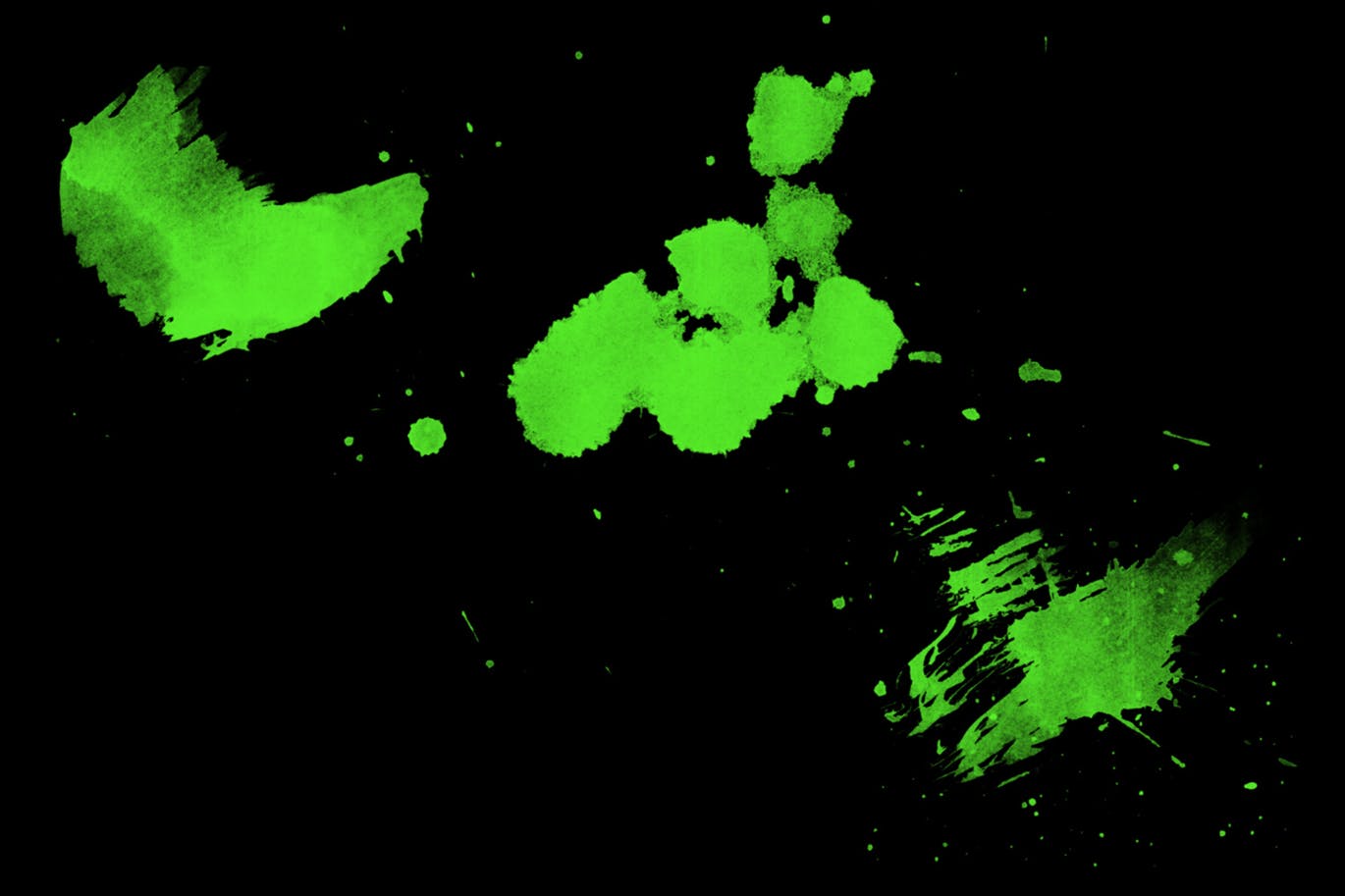 墨水飞溅泼墨图案纹理PS笔刷v3 Splatter Stamp Photoshop Brushes Vol. 3插图(2)