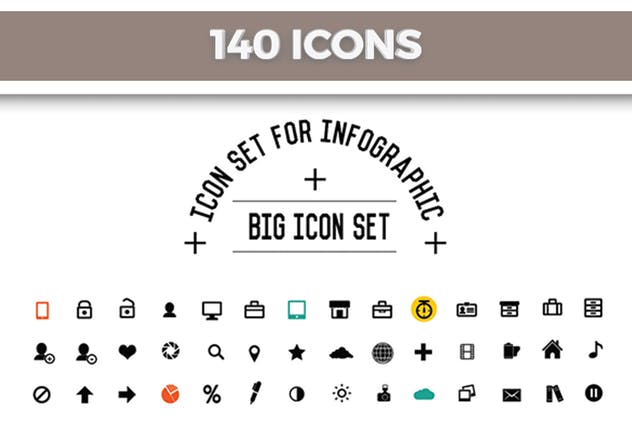 数码电子产品信息图表元素设计素材 Device 17 Pages Info Graphic Elements Design插图(5)