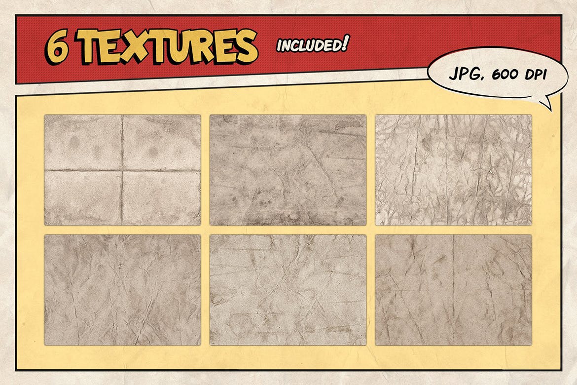 漫威&DC欧美复古漫画插画设计工具包插图(11)