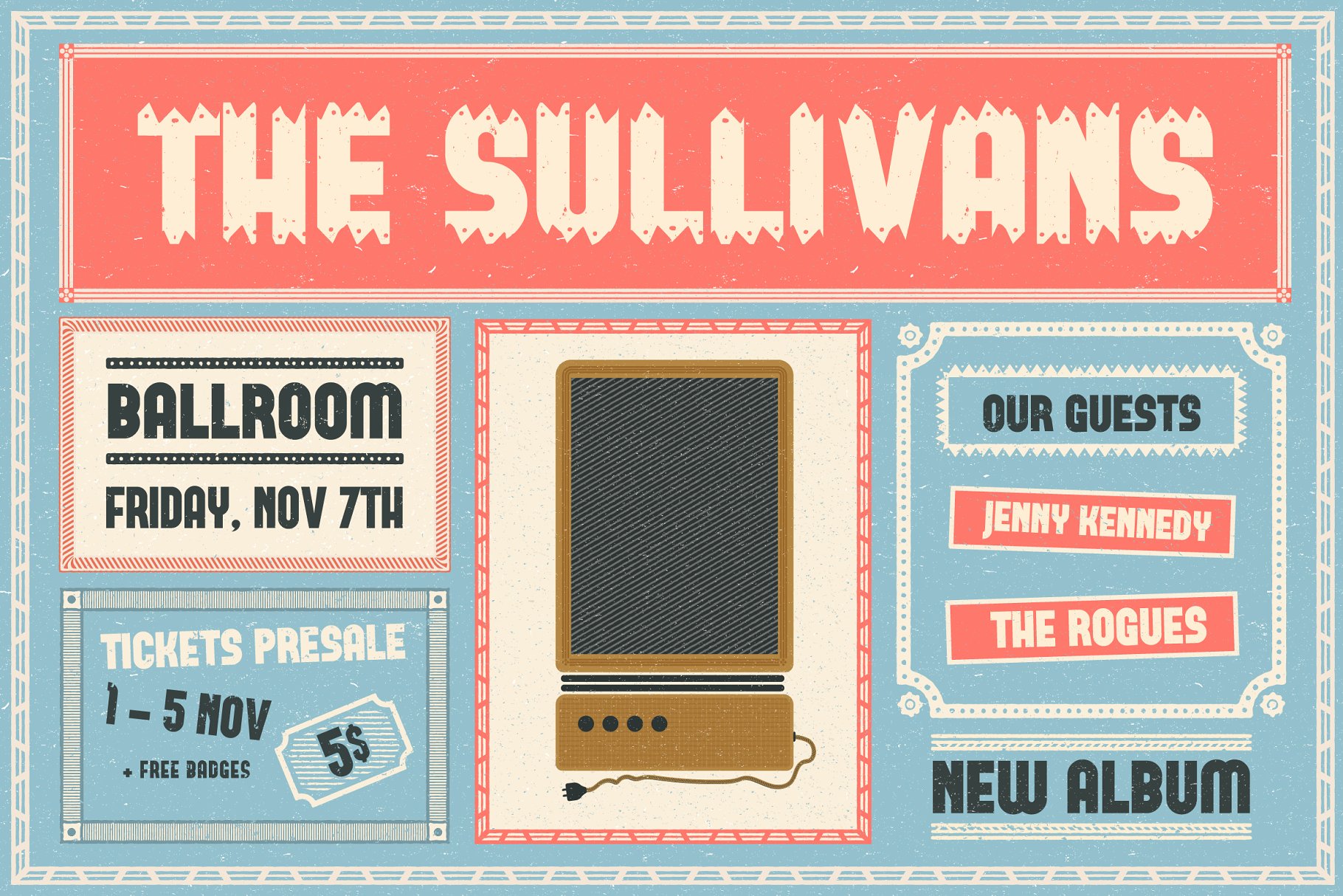 复古手绘装饰框AI笔刷 Le Decorateur Ornamental Brushes插图(2)