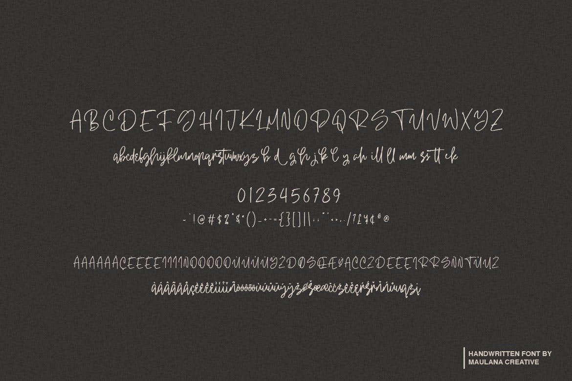 钢笔签名风格英文手写字体素材库精选 Oterdin – Handwritten Font插图(8)