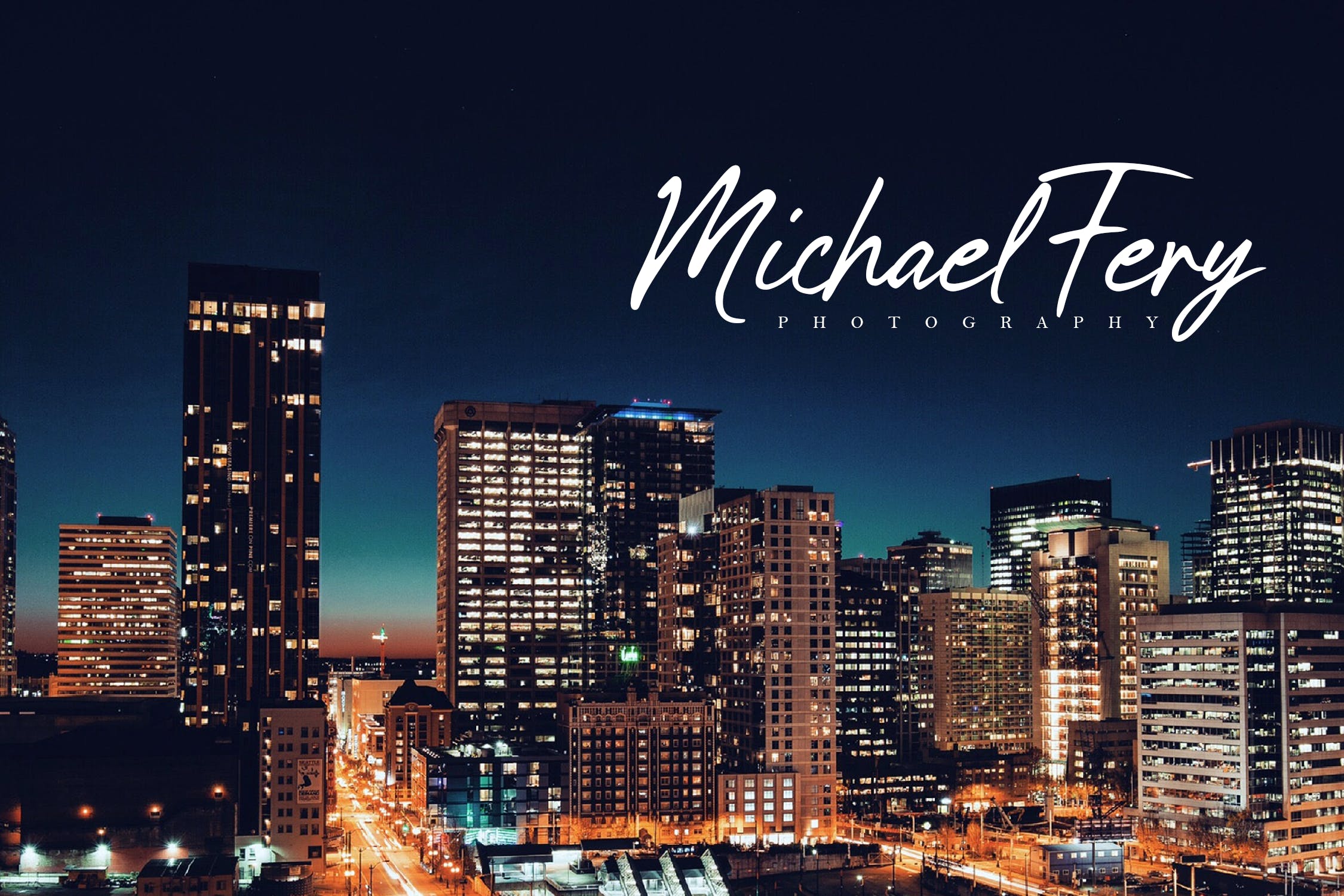 时尚英文手写草书字体下载 Beauty City插图(2)