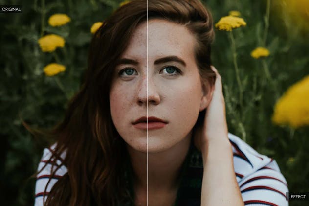 PS一键磨皮美颜滤镜PS插件v2 Skin Retouch Photoshop Actions Vol. 2插图(1)