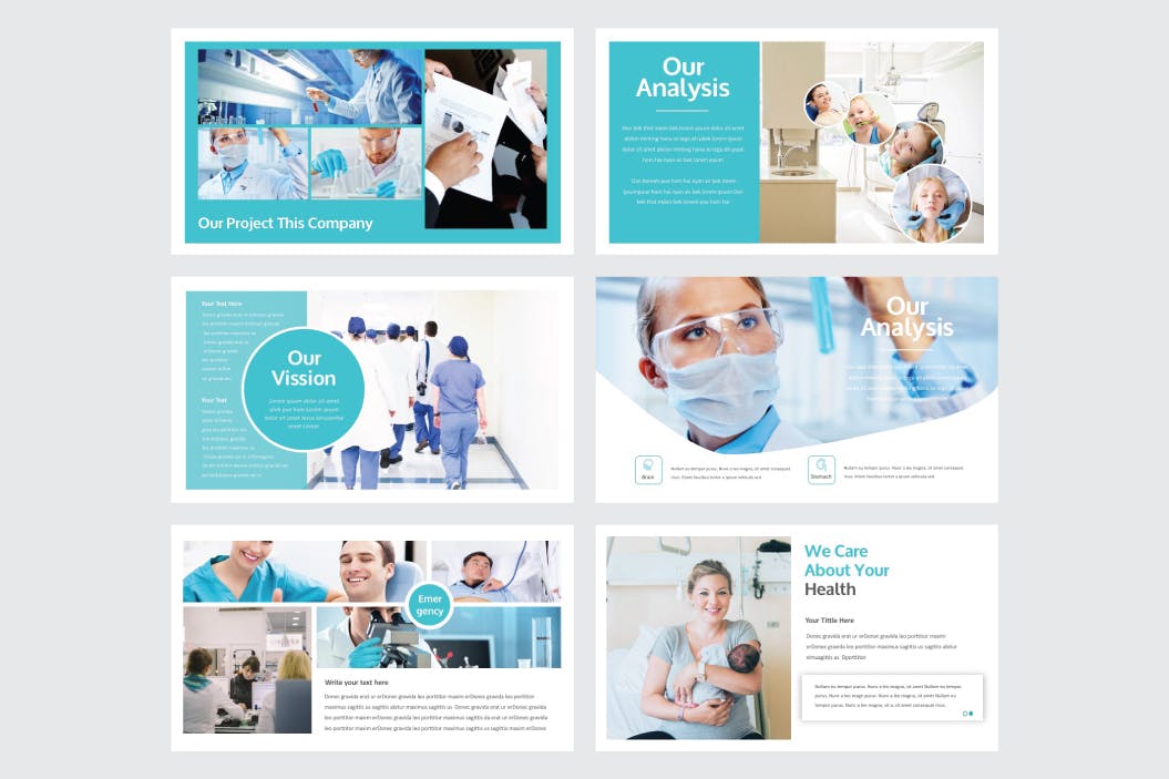 医疗健康主题谷歌幻灯片素材 HEALTH MEDICAL CLINIC – Google Slide Template V255插图(4)