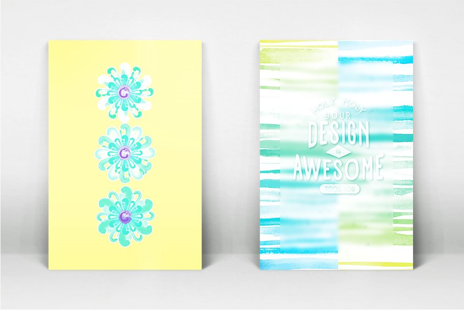 数码绘画设计师必备的270+画笔AI笔刷 Power Paint Illustrator Brushes插图(3)