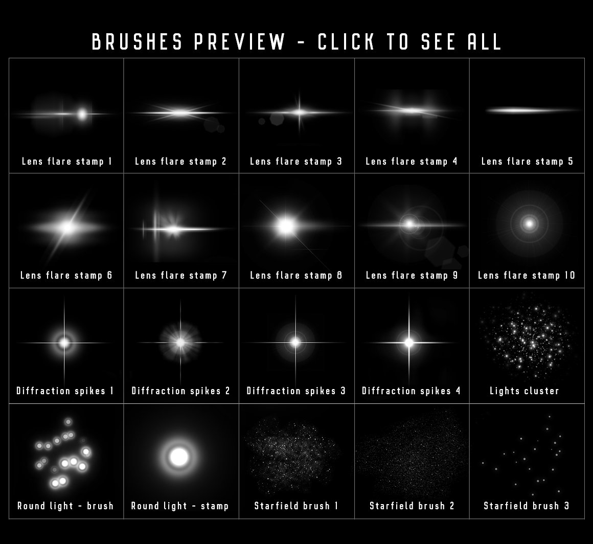 20款酷炫光晕特效笔刷下载[brush For iOS]插图(3)