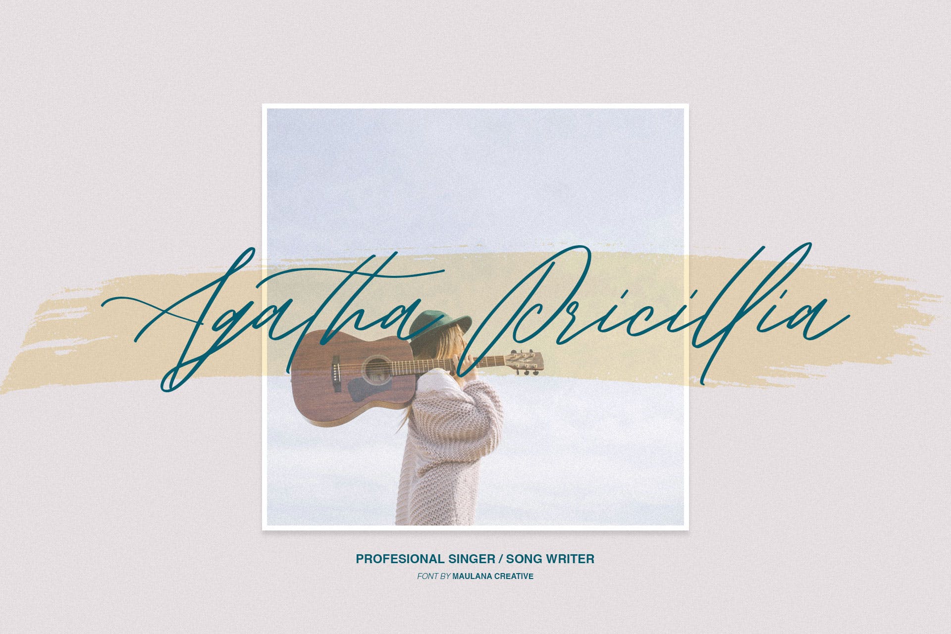 英文飘逸连字钢笔书法字体 Aklay – Handwritten Font插图(2)