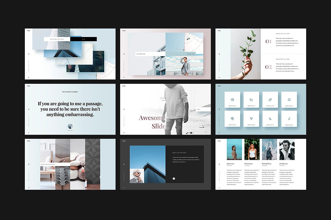 产品服务项目介绍演示Google幻灯片模板 STYLE Google Slides Template插图(7)