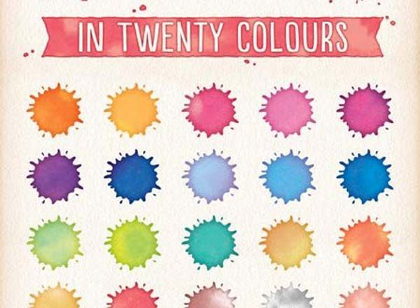 逼真的水彩PHOTOSHOP图层样式下载[PSD]