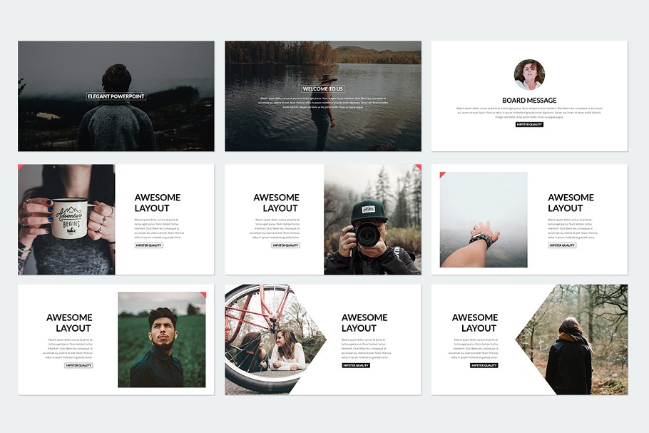 多用途产品服务演示PPT模板 Elegant Powerpoint插图(1)