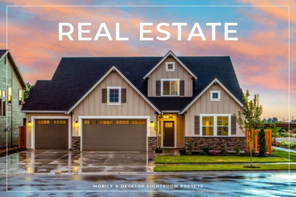 房地产销售房产照片调色LR预设 Real Estate Mobile &amp; Desktop Lightroom Presets