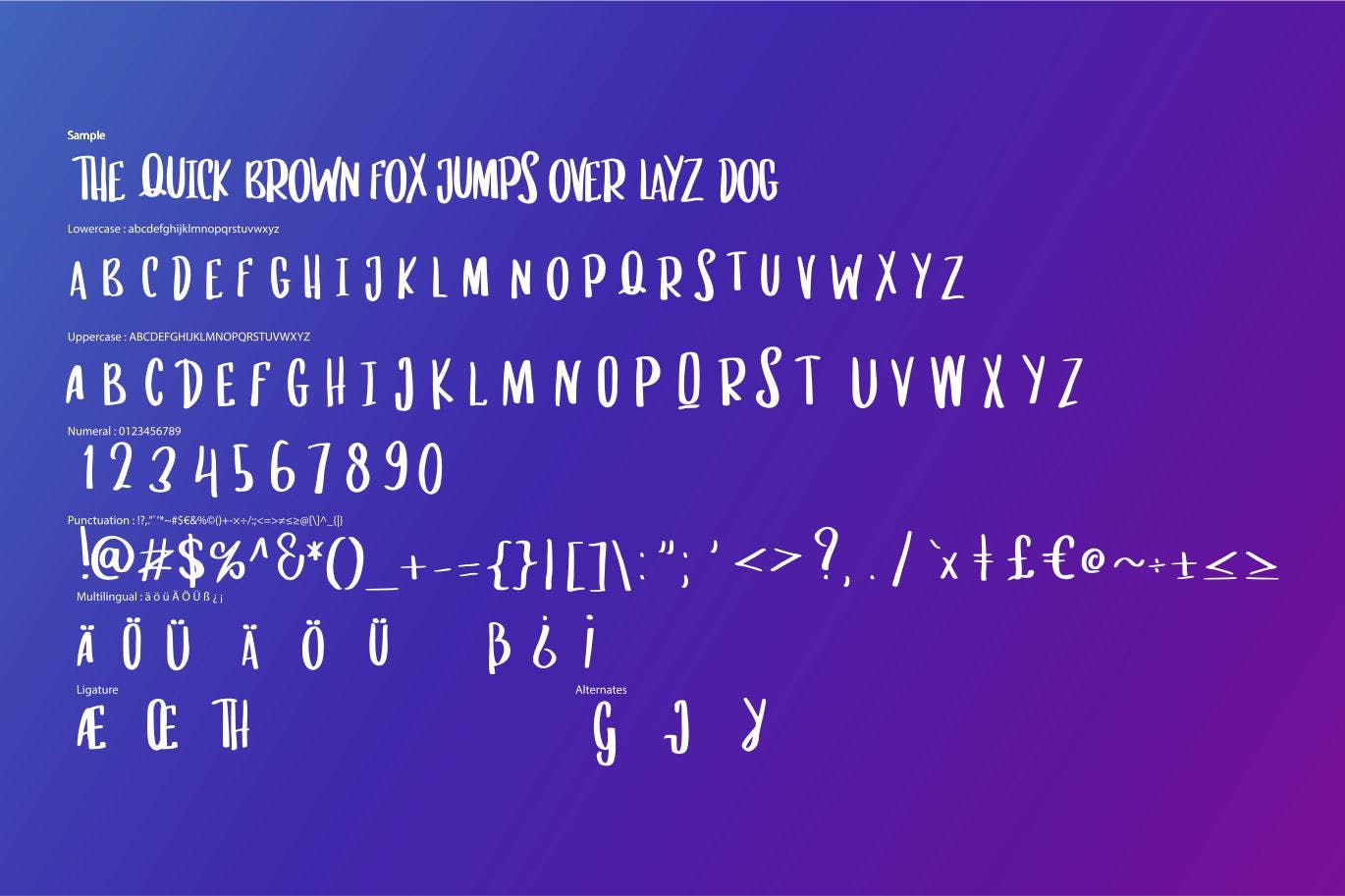 儿童主题设计英文无衬线字体素材库精选 Growth Period | Kids Modern Font插图(5)