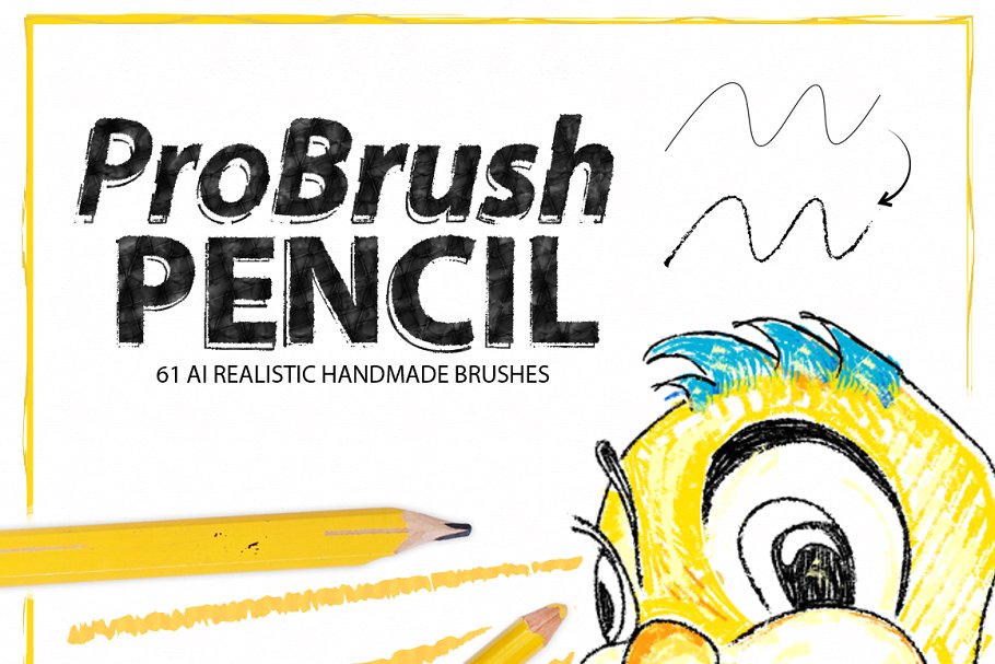 300+模拟各类画笔笔画AI笔刷 300+ Illustrator Brushes插图(13)
