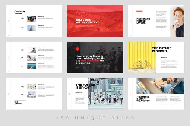现代简约实用设计风格企业简介介绍PPT模板下载 Balance – Powerpoint Template插图(5)