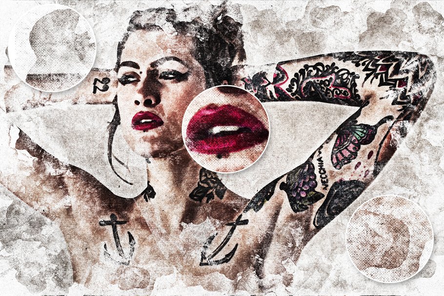 水彩画工作室PS动作第02卷 Watercolor Painting Studio Vol. 02插图(2)