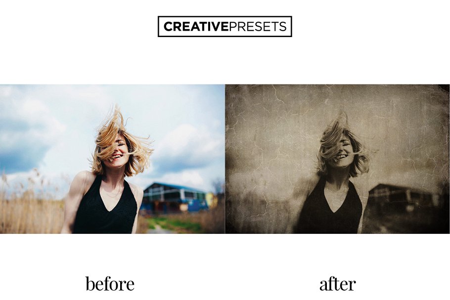 20种复古黑白老照片效果Lightroom预设 Wet Plate Lightroom Presets+Overlay插图(11)
